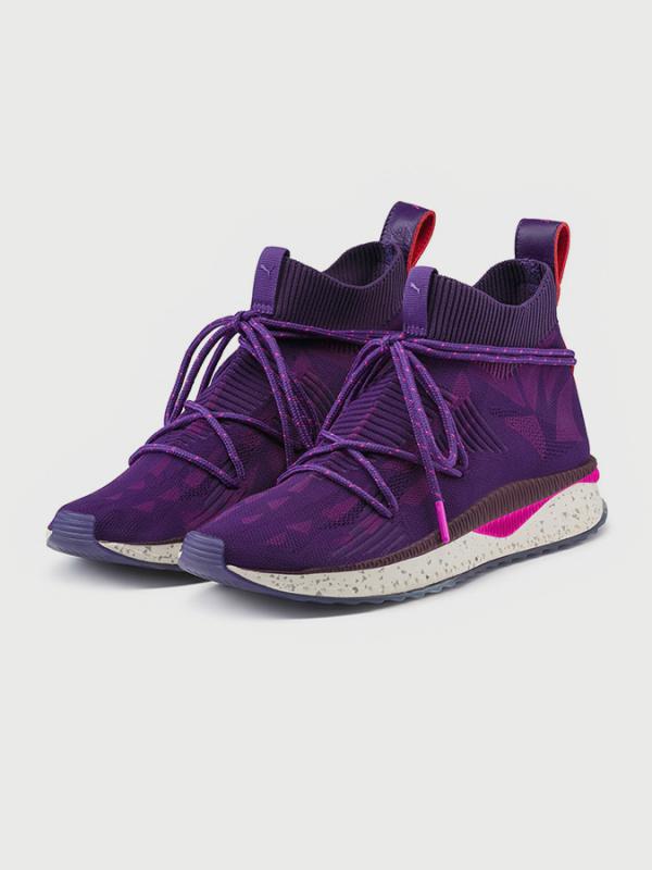 Boty Puma TSUGI evoKNIT Sock NATUREL Fialová