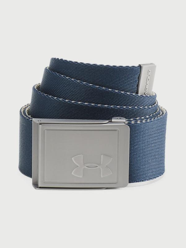 Pásek Under Armour Men's Webbing 2.0 Belt Modrá