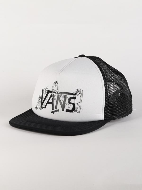Kšiltovka Vans Mn Shaper Gang Truck White/Black Bílá