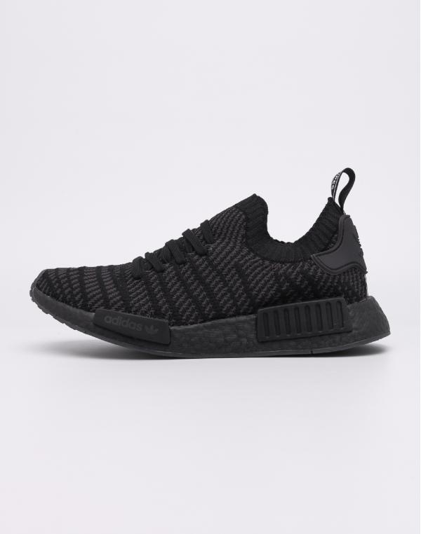 Adidas Originals NMD R1 STLT Primeknit Core Black / Utility Black / Solar Pink 46,5
