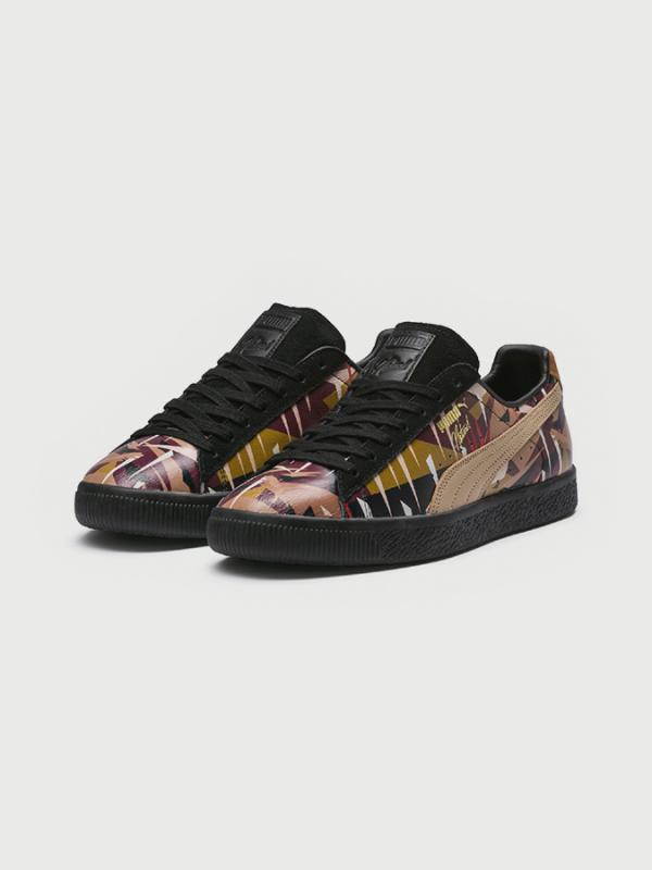 Boty Puma Clyde Moon Jungle NATUREL Barevná