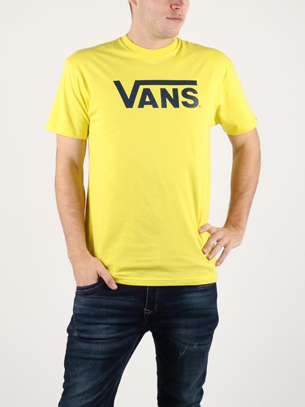 Tričko Vans Mn Classic Green Sheen Žlutá