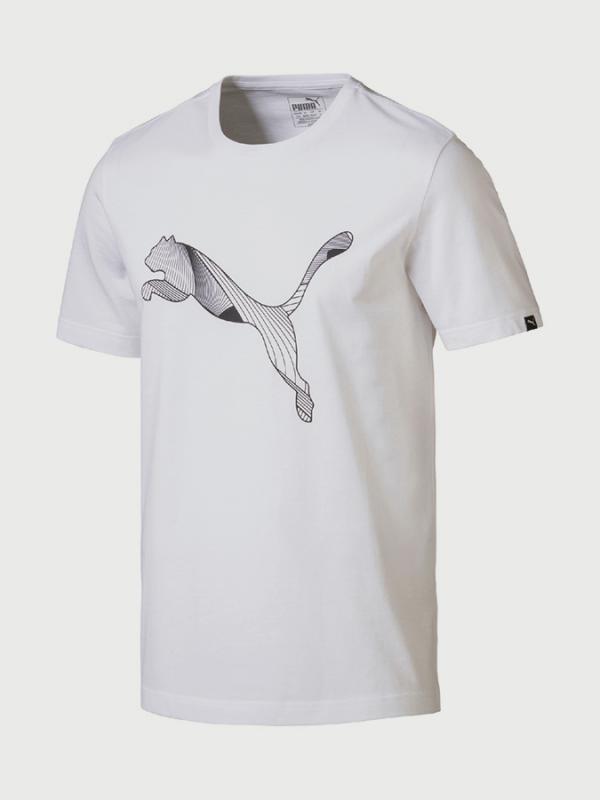 Tričko Puma Cat Logo Tee Bílá