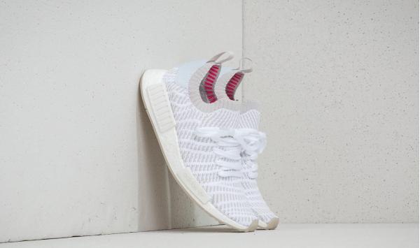 adidas NMD_R1 STLT Primeknit Ftw White/ Grey One/ Solar Pink