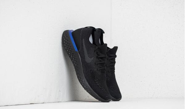 Nike Wmns Epic React Flyknit Black/ Black-Racer Blue