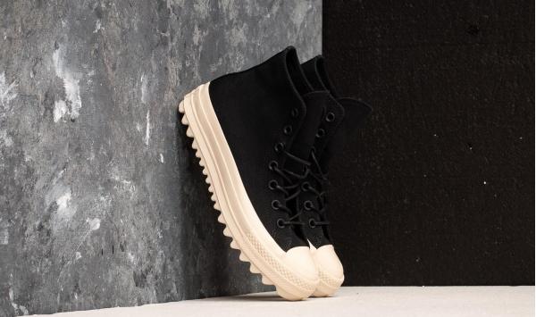 Converse Chuck Taylor All Star Lift Ripple Hi Black/ Black/ Natural