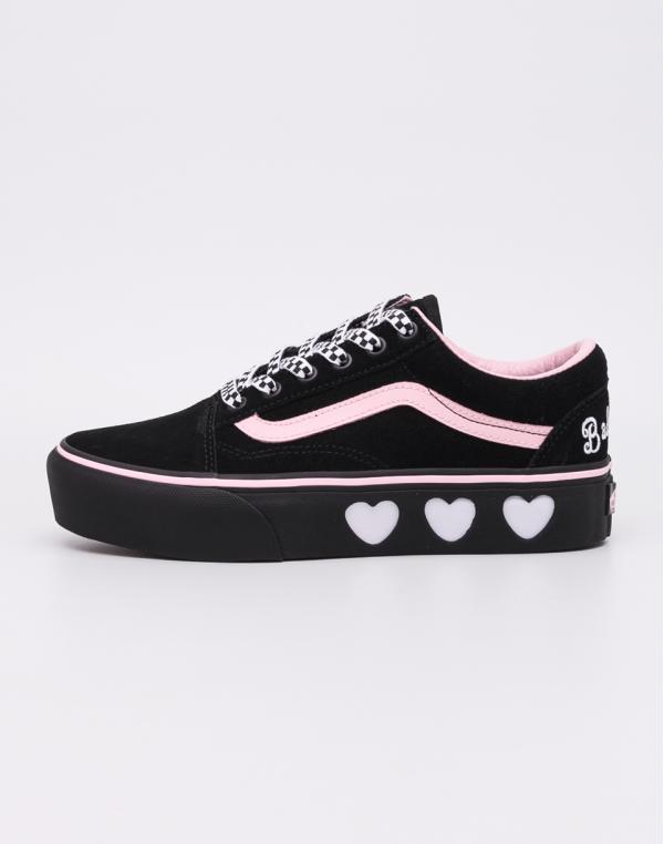 Sneakers - tenisky Vans Lazy Oaf Old Skool Platform Black/Black