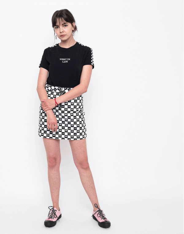 Vans Lazy Oaf Sorry I'm Late Black S