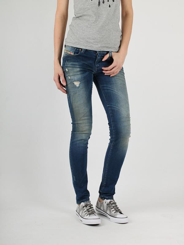 Džíny Diesel GETLEGG L.32 PANTALONI Modrá