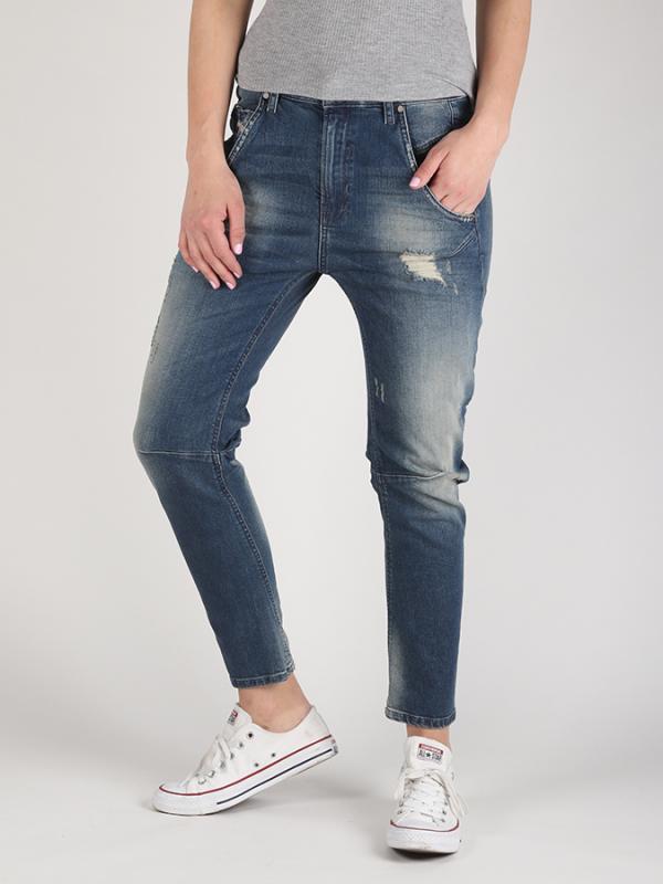 Džíny Diesel Fayza L.32 Pantaloni Modrá