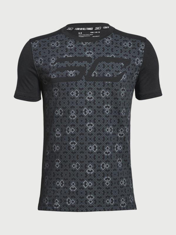 Tričko Under Armour Sc30 SS Tee Černá