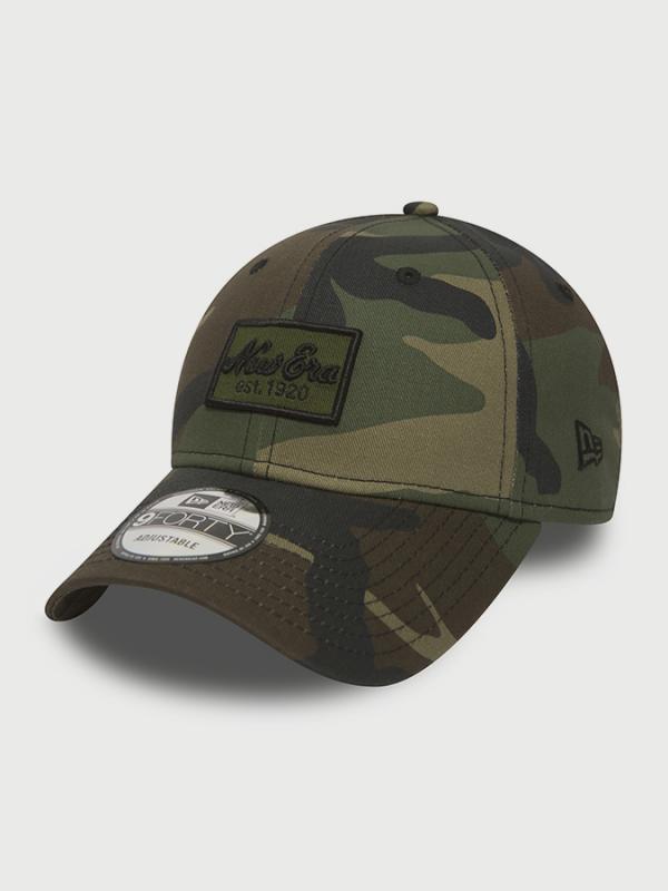 Kšiltovka New Era 940 NE Script patch Zelená
