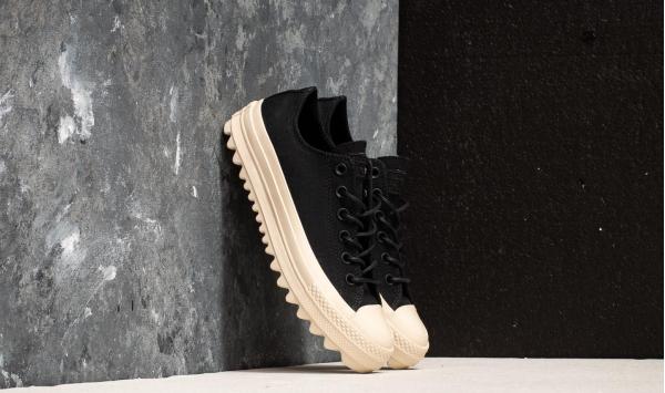 Converse Chuck Taylor All Star Lift Ripple OX Black/ Black/ Natural
