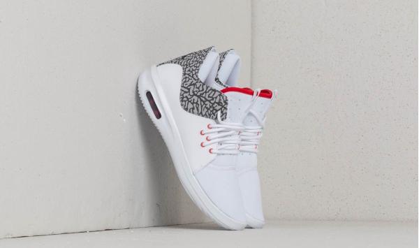 Air Jordan First Class White/ Fire Red/ Cement Grey