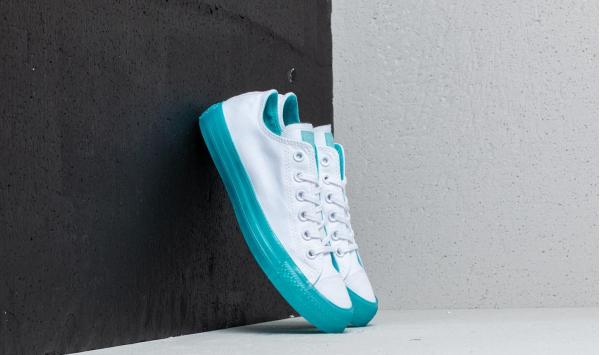 Converse Chuck Taylor All Star Ox White/ Bleached Aqua