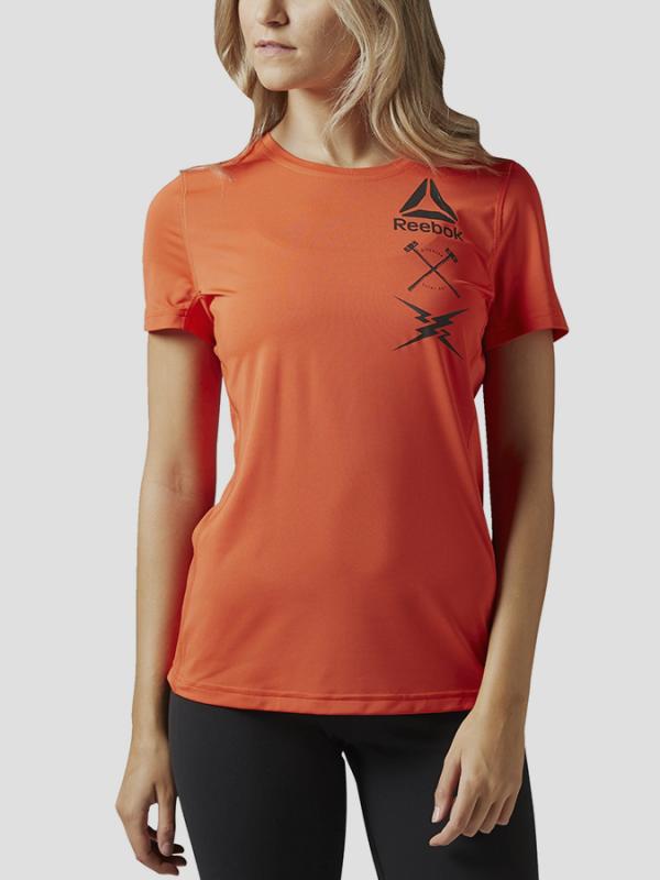 Tričko Reebok AC GRAPHIC TEE Oranžová