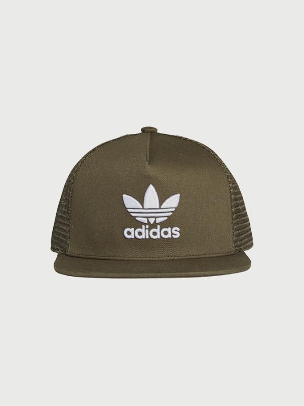 Kšiltovka adidas Originals Trefoil Trucker Zelená