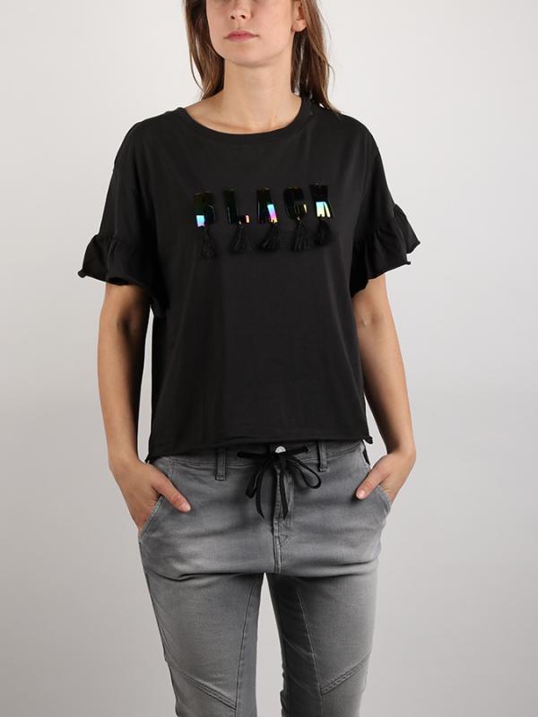 Tričko Replay W3961 T-Shirt Černá