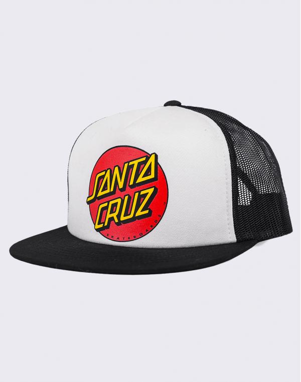 Santa Cruz Classic Dot White/Black