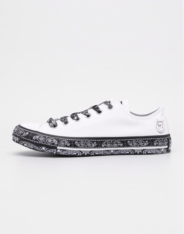 Sneakers - tenisky Converse Miley Cyrus Chuck Taylor All Star Ox White/ Black/ White
