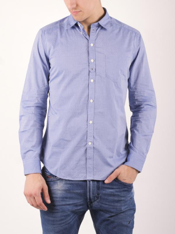Košile Diesel S-ZUL CAMICIA Fialová