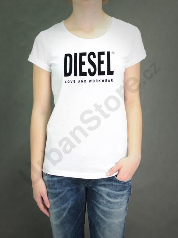 Tričko Diesel T-LINDO-D MAGLIETTA Bílá