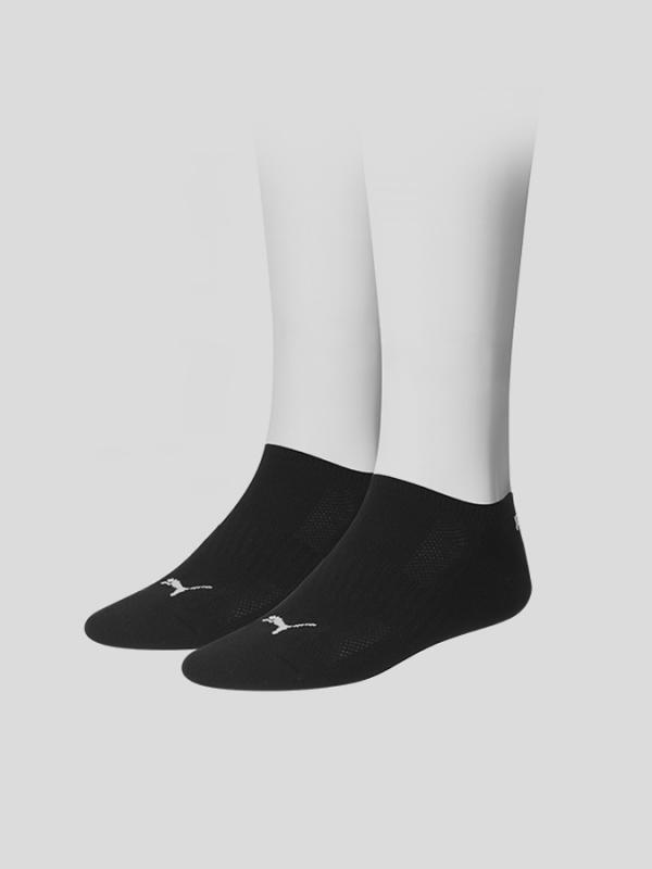 Ponožky Puma Unisex Footies 2 Pack Černá