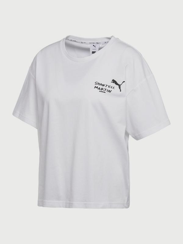 Tričko Puma x Shantell Martin Tee Bílá