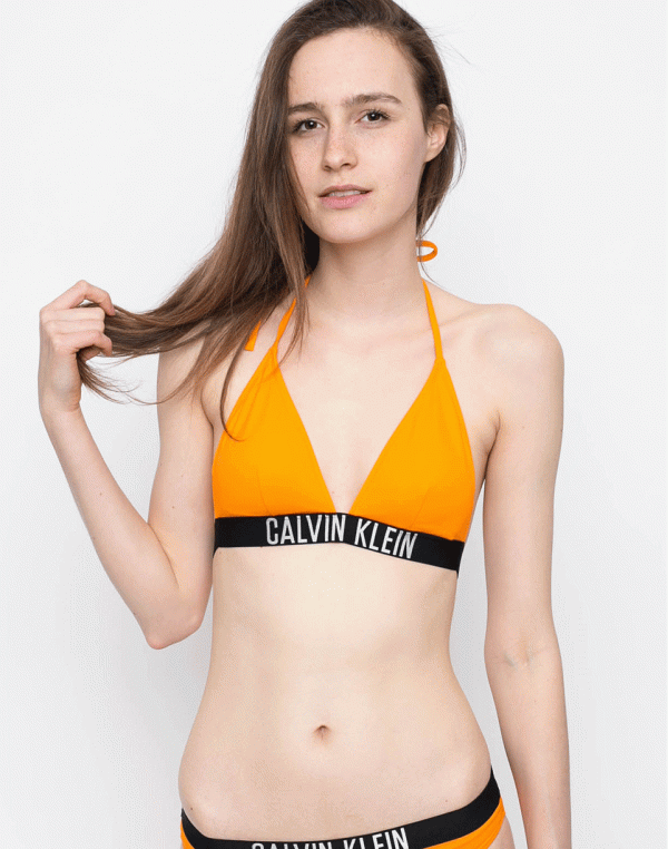 Calvin Klein FIXED TRIANGLE Tangerine Orange S