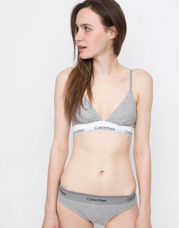 Calvin Klein Unlined Triangle Grey M