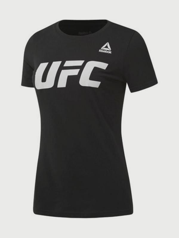 Tričko Reebok Ufc Fg Logo Tee Černá