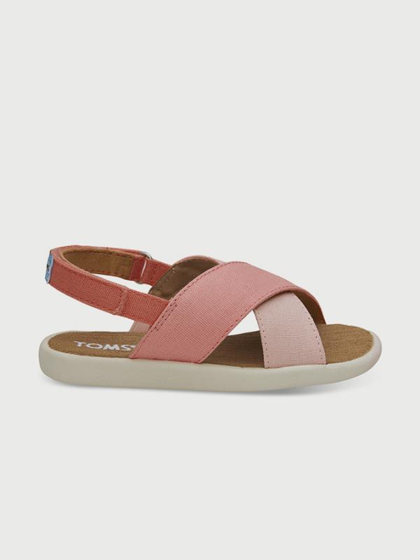 Sandály Toms Hibiscus Multi Cnvs Tn Viv Sand Růžová