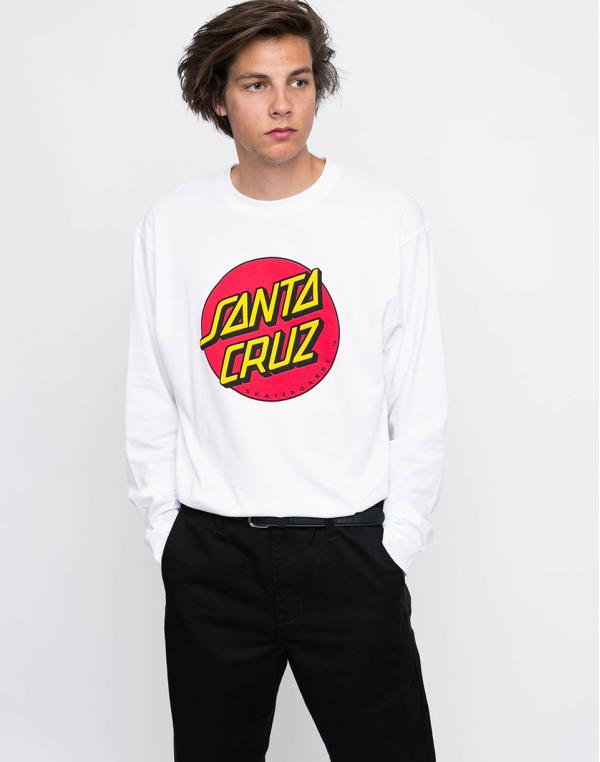 Santa Cruz Classic Dot White M