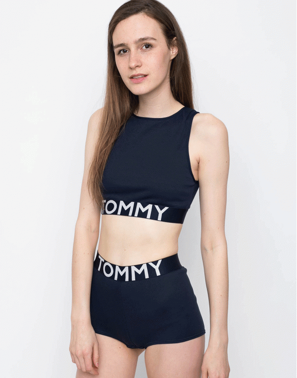 Tommy Hilfiger CROP Navy Blazer M