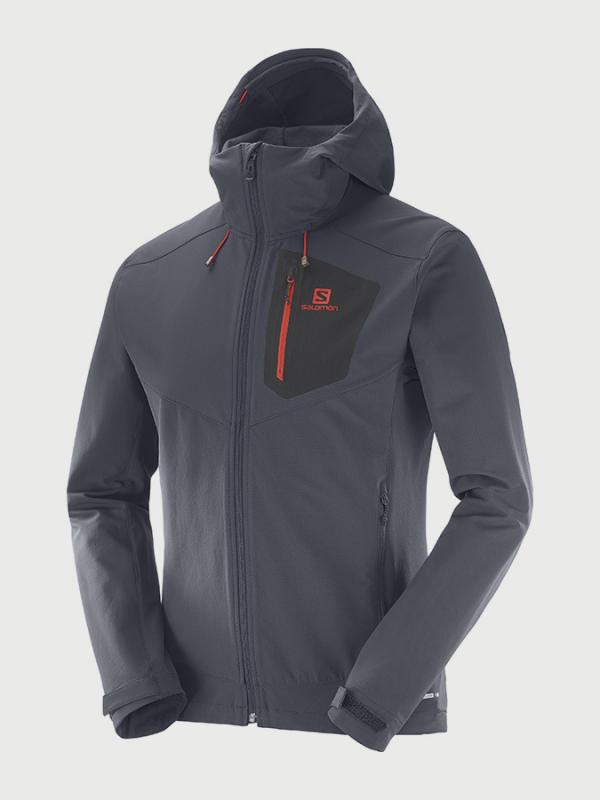Bunda Salomon Ranger Softshell Jkt M Šedá