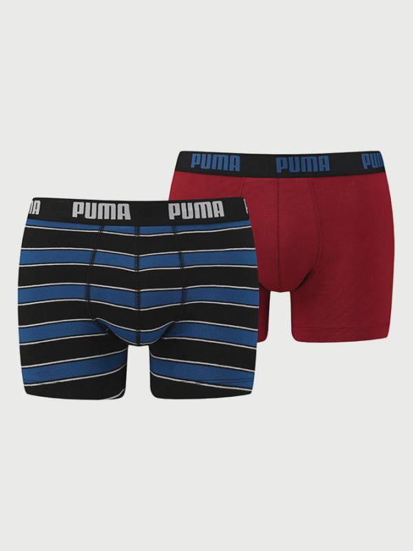 Boxerky Puma Rugby Stripe Yd 2 Pack Barevná