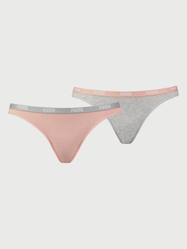 Kalhotky Puma Iconic Bikini 2 Pack Barevná