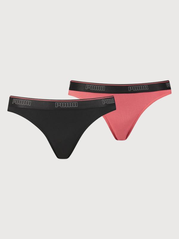 Kalhotky Puma Silver Bikini 2 Pack Hang Barevná