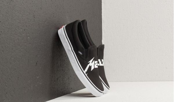 Vans Classic Slip-On (Metallica) Black/ True White