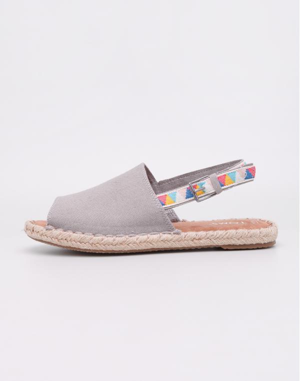 Toms Clara Drizzle Grey Oxford / Multi Tribal 38