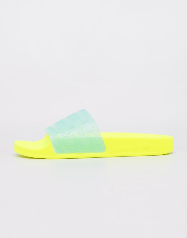 adidas Originals Adilette Lilo Solar Yellow/ Clear Aqua/ Solar Yellow 42