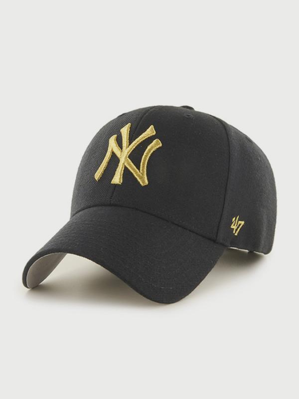 Kšiltovka 47 Brand MLB New York Yankees Metallic Černá