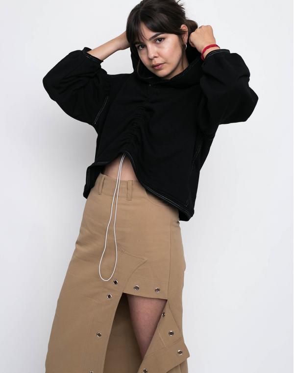 House of Sunny Topstitch Soul Limo Black 38