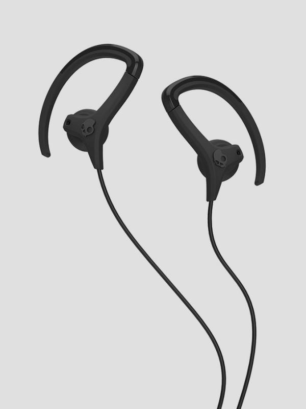 Sluchátka Skullcandy CHOPS BUD HANGER W/O MIC BLACK/BLACK Černá