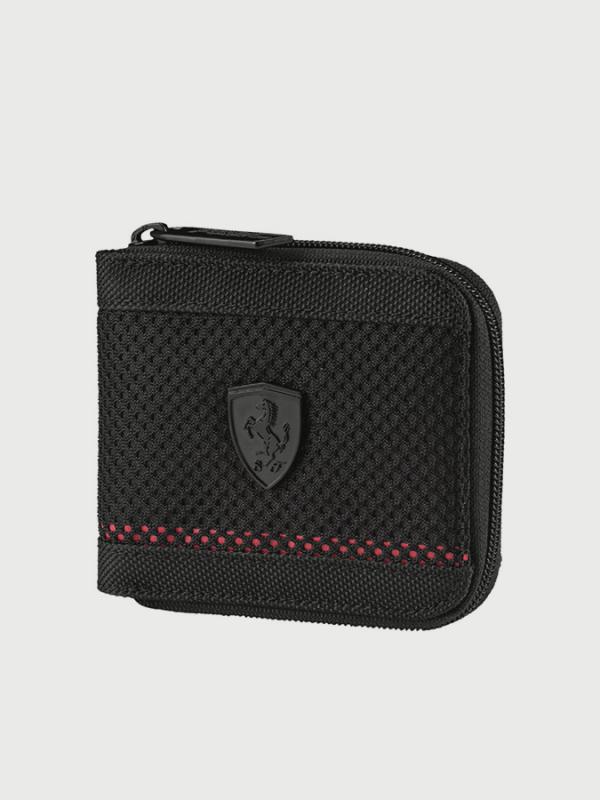 Peněženka Puma Ferrari LS Mesh Wallet M Black Černá