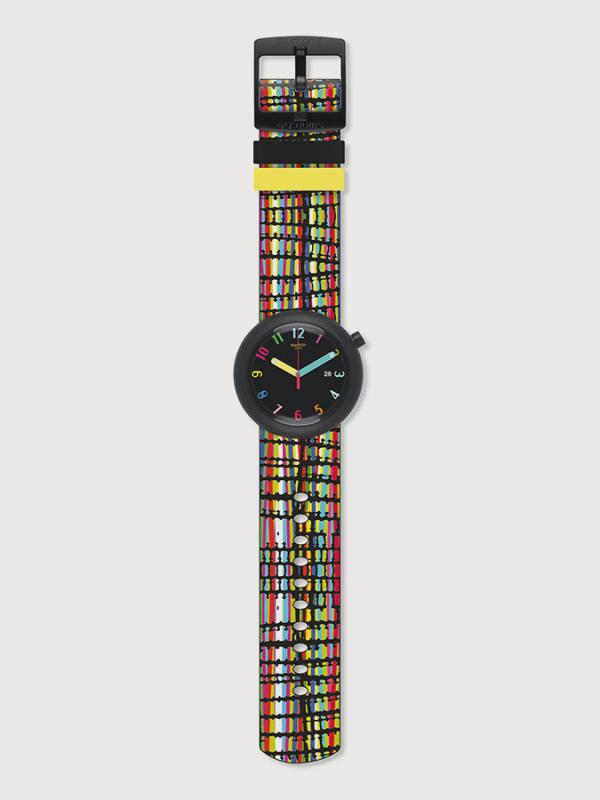 Hodinky Swatch PNB400 Barevná