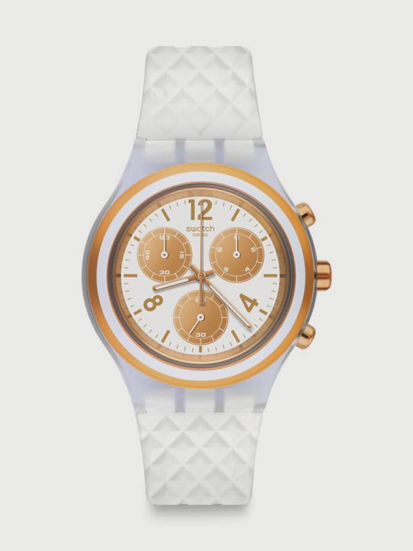 Hodinky Swatch SVCK1006 Bílá