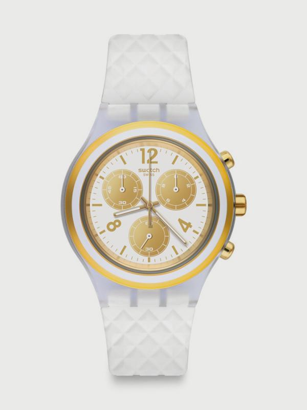 Hodinky Swatch SVCK1008 Bílá