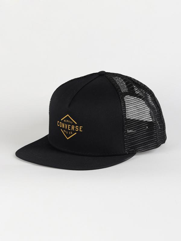 Kšiltovka Converse Diamond-crest Dartfrnt Trucker Černá