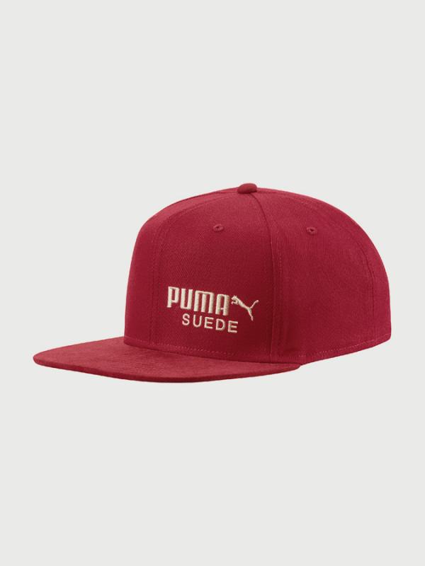Kšiltovka Puma ARCHIVE Suede cap Červená